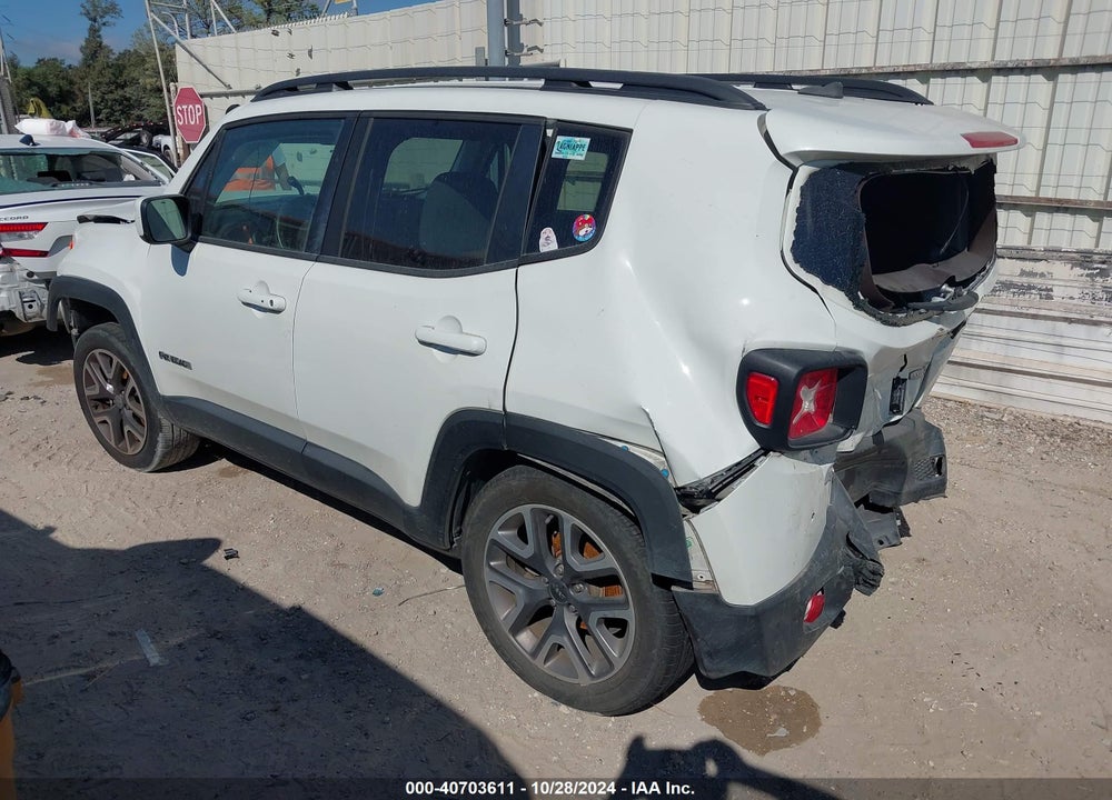 2017 JEEP RENEGADE LATITUDE VIN: ZACCJBBB0HPF15655