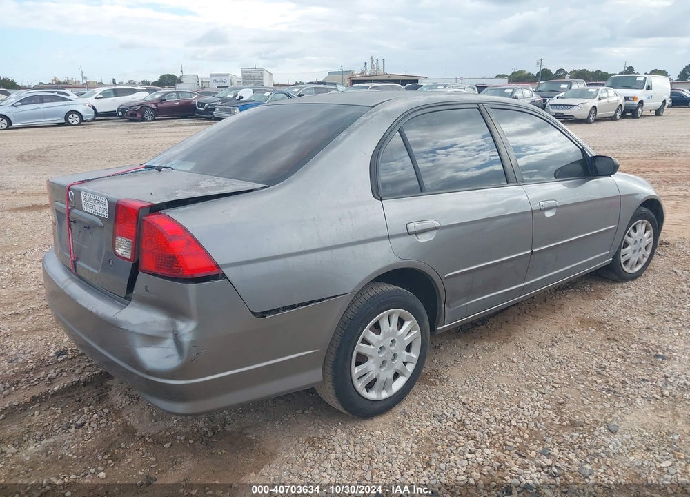 2004 HONDA CIVIC LX VIN: 2HGES16614H564230