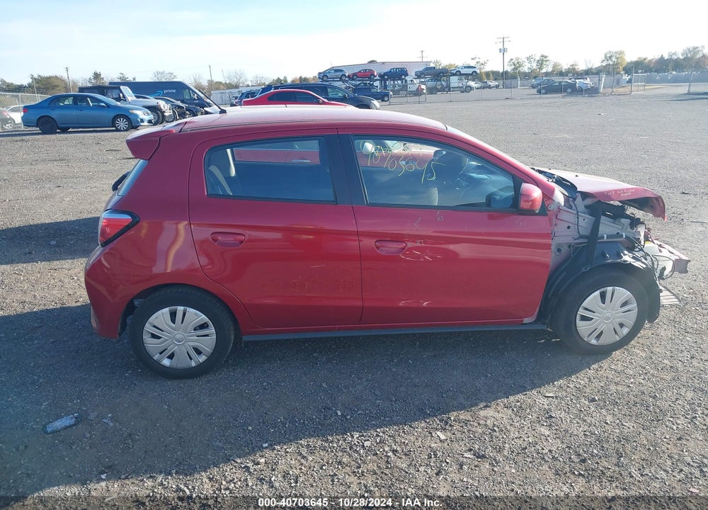 2021 MITSUBISHI MIRAGE ES/LE/CARBONITE EDITION VIN: ML32AUHJ0MH003923