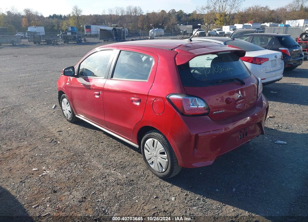 2021 MITSUBISHI MIRAGE ES/LE/CARBONITE EDITION VIN: ML32AUHJ0MH003923