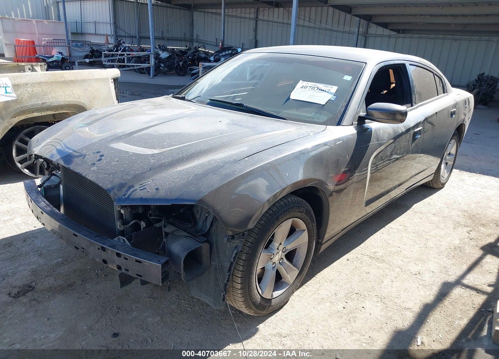 2013 DODGE CHARGER SE VIN: 2C3CDXBG6DH552516