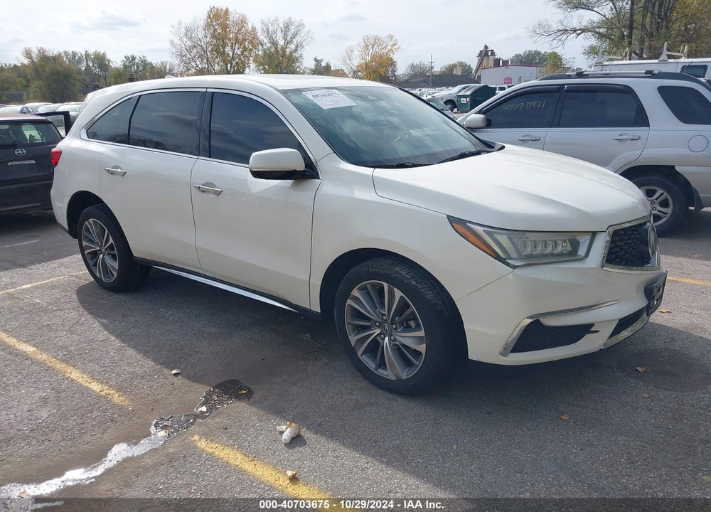 2017 ACURA MDX TECHNOLOGY VIN: 5FRYD4H5XHB022274