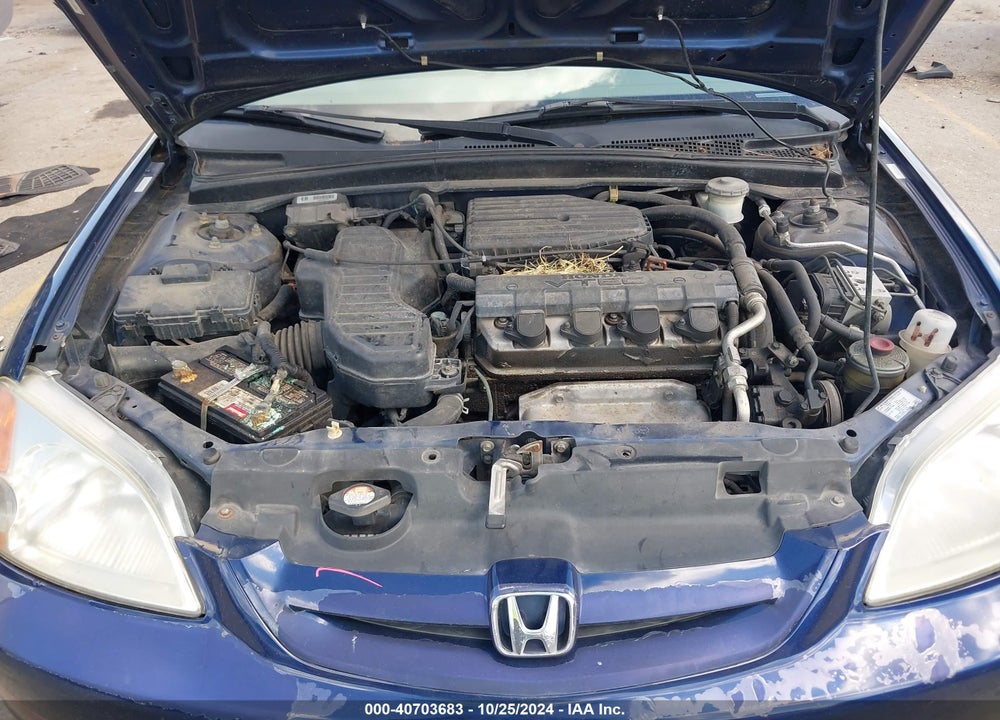 2001 HONDA CIVIC EX VIN: 1HGEM22931L066044