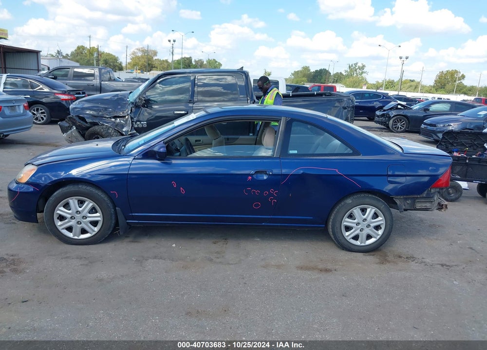 2001 HONDA CIVIC EX VIN: 1HGEM22931L066044