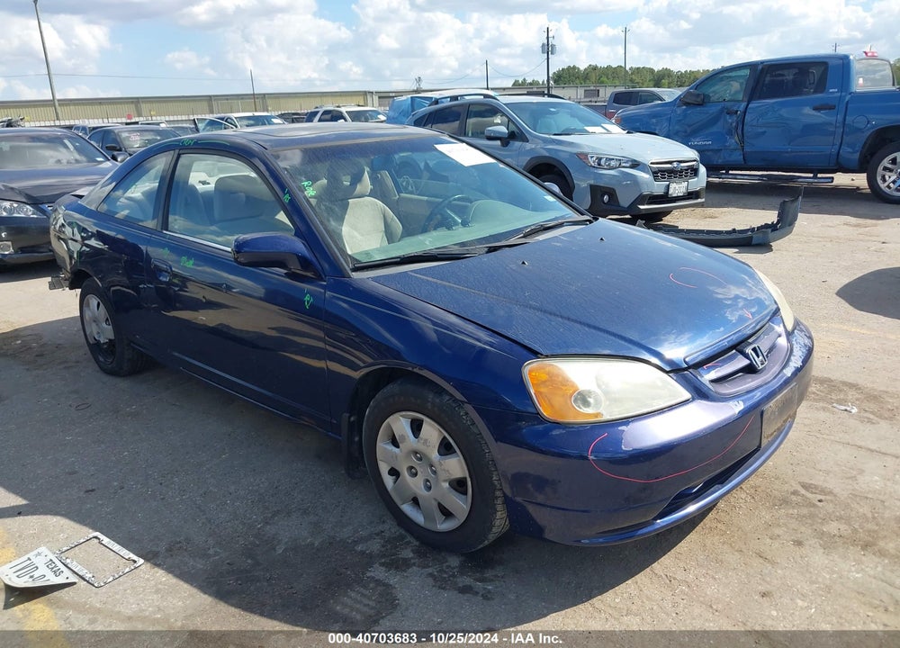 2001 HONDA CIVIC EX VIN: 1HGEM22931L066044