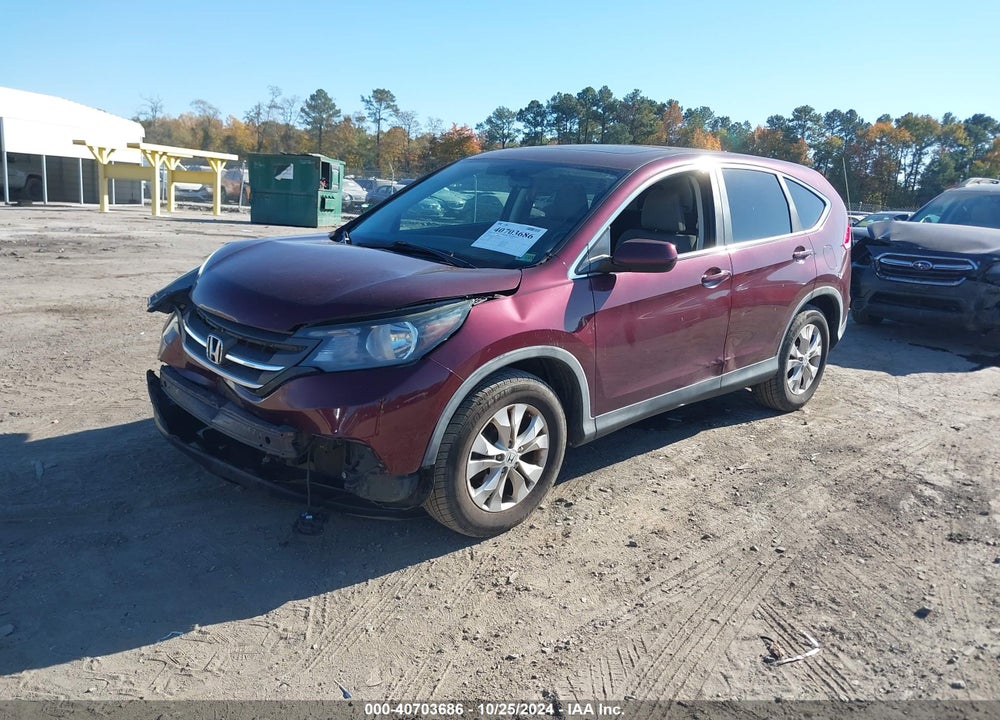 2013 HONDA CR-V EX VIN: 5J6RM3H52DL043556