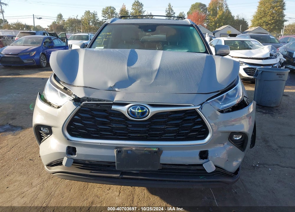 2022 TOYOTA HIGHLANDER HYBRID XLE BRONZE EDITION VIN: 5TDAARAH7NS514734
