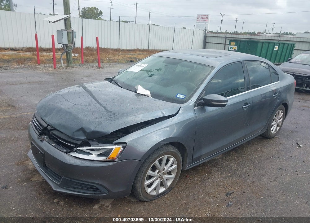 2014 VOLKSWAGEN JETTA 1.8T SE VIN: 3VWD07AJ7EM323058