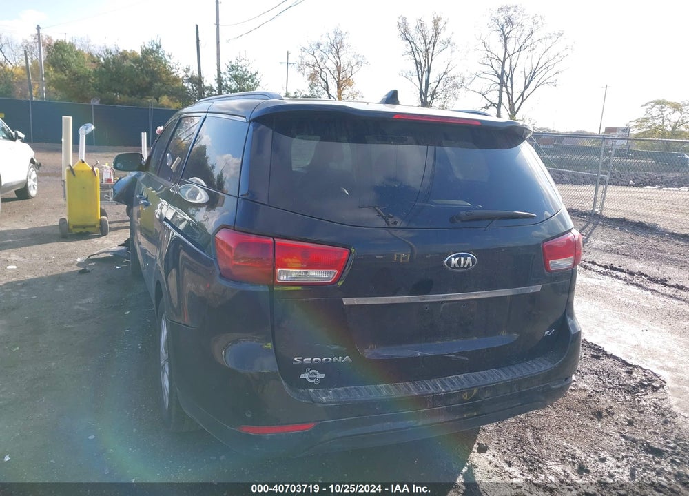 2016 KIA SEDONA EX VIN: KNDMC5C12G6108041