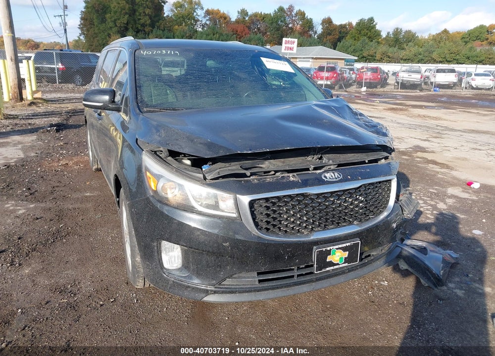 2016 KIA SEDONA EX VIN: KNDMC5C12G6108041