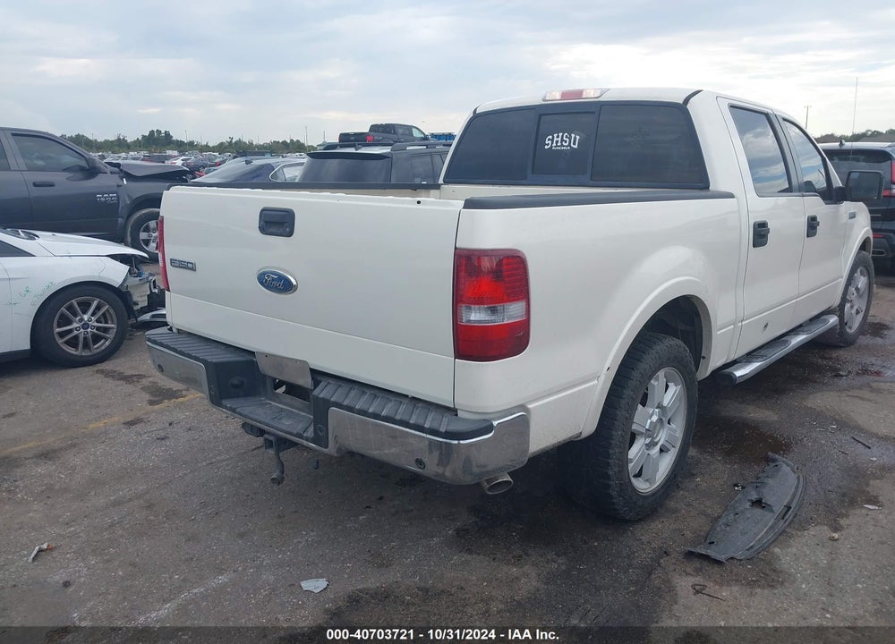 2008 FORD F-150 60TH ANNIVERSARY/FX2/KING RANCH/LARIAT/XLT VIN: 1FTPW12VX8FB93889