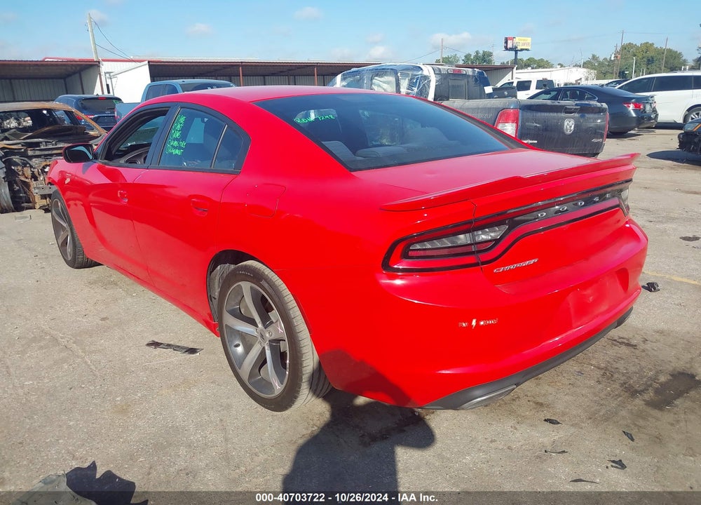 2017 DODGE CHARGER SE RWD VIN: 2C3CDXBG7HH643834