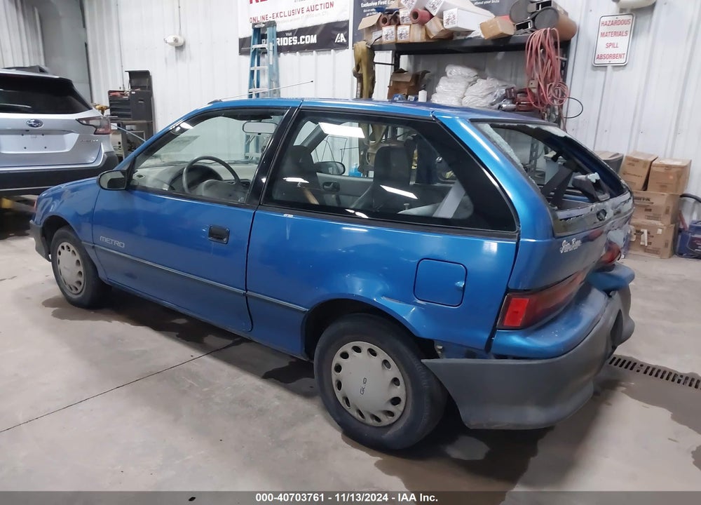 1992 GEO METRO LSI VIN: 2C1MR2464N6748943