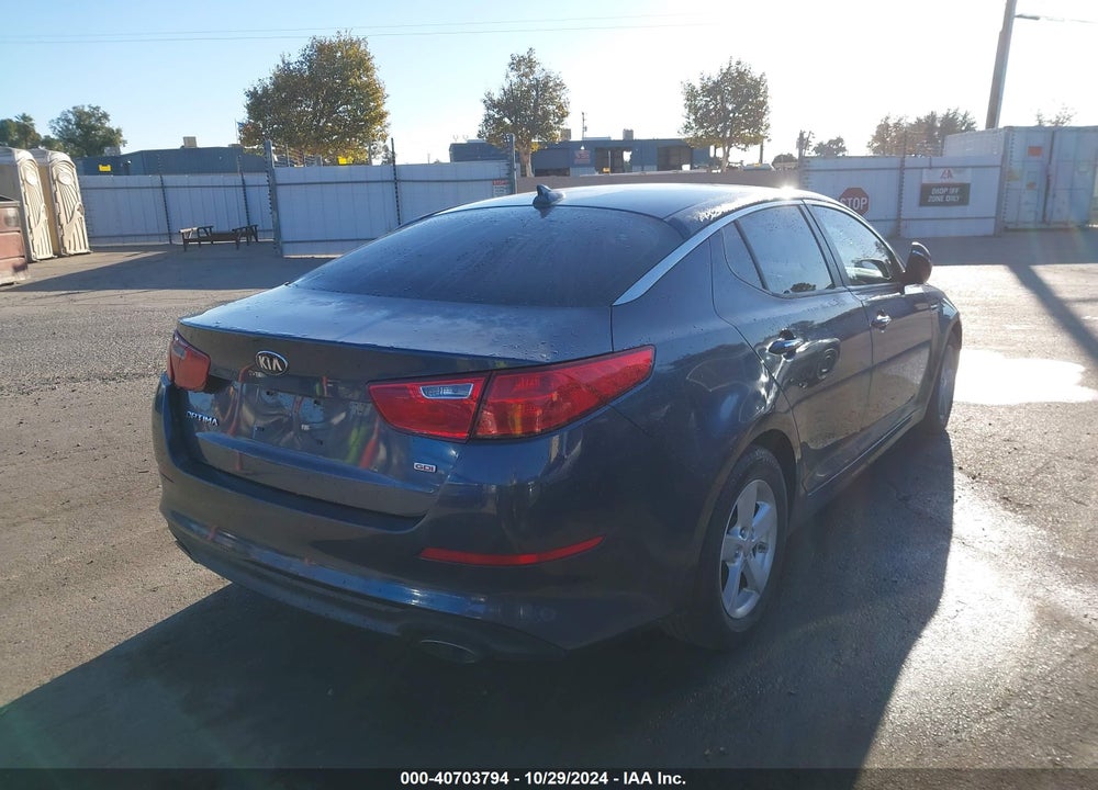 2015 KIA OPTIMA LX VIN: KNAGM4A72F5558494