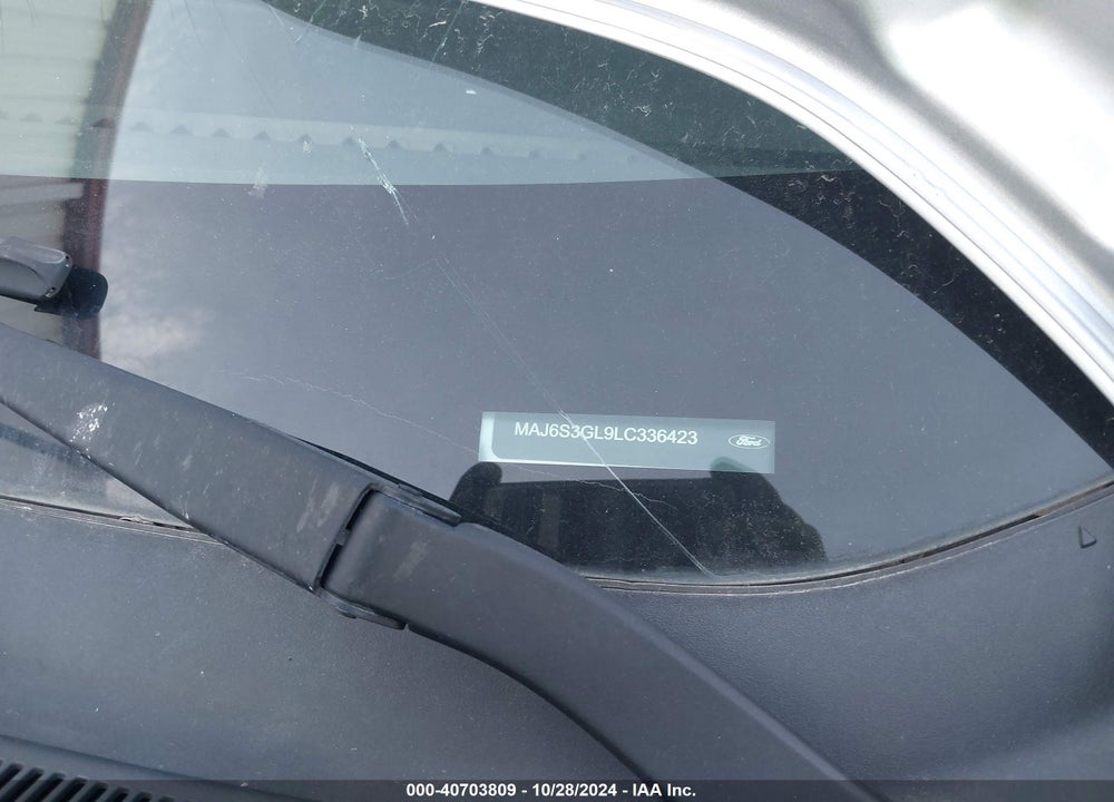 2020 FORD ECOSPORT SE VIN: MAJ6S3GL9LC336423