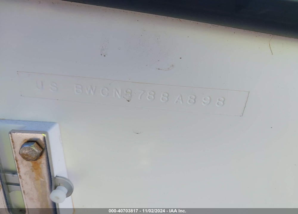 1998 BOSTON WHALER OTHER VIN: BWCN8788A898
