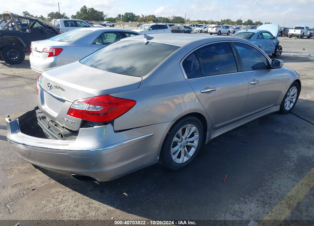 2012 HYUNDAI GENESIS 3.8 VIN: KMHGC4DDXCU188495