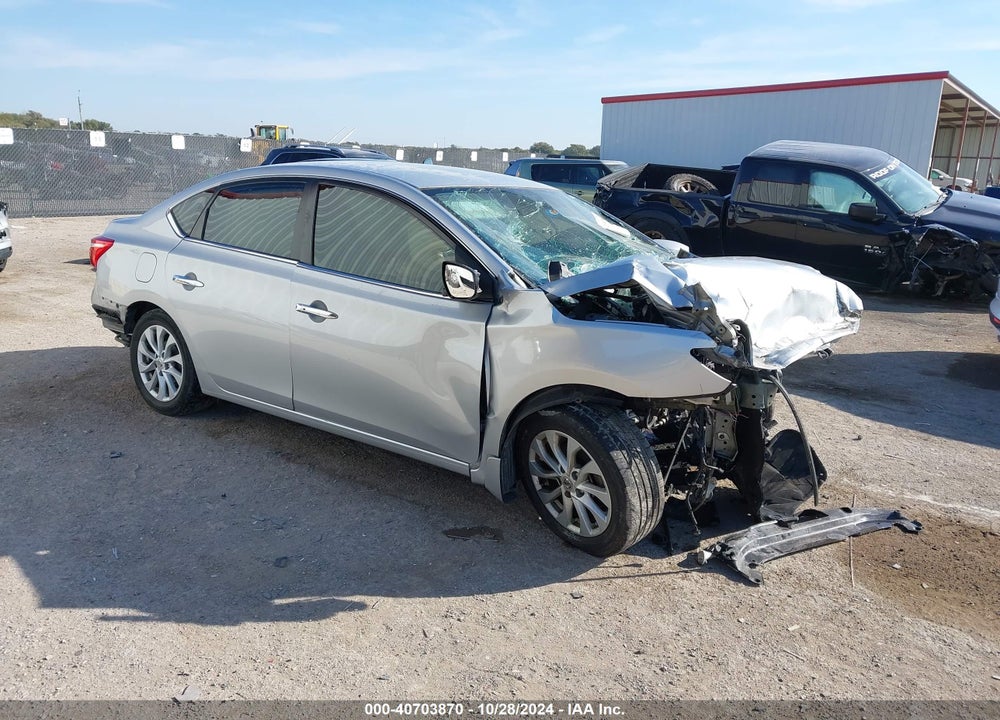 2018 NISSAN SENTRA SV VIN: 3N1AB7AP2JY219085
