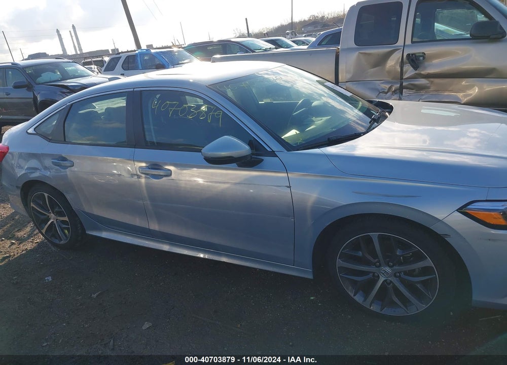 2022 HONDA CIVIC TOURING VIN: 2HGFE1F97NH313039