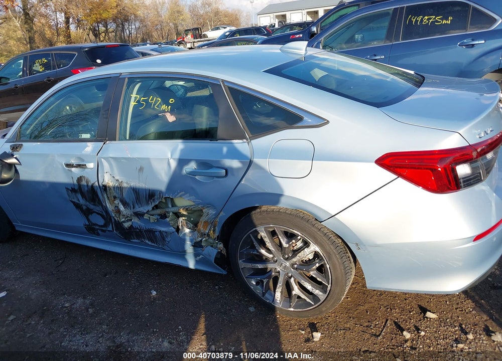 2022 HONDA CIVIC TOURING VIN: 2HGFE1F97NH313039
