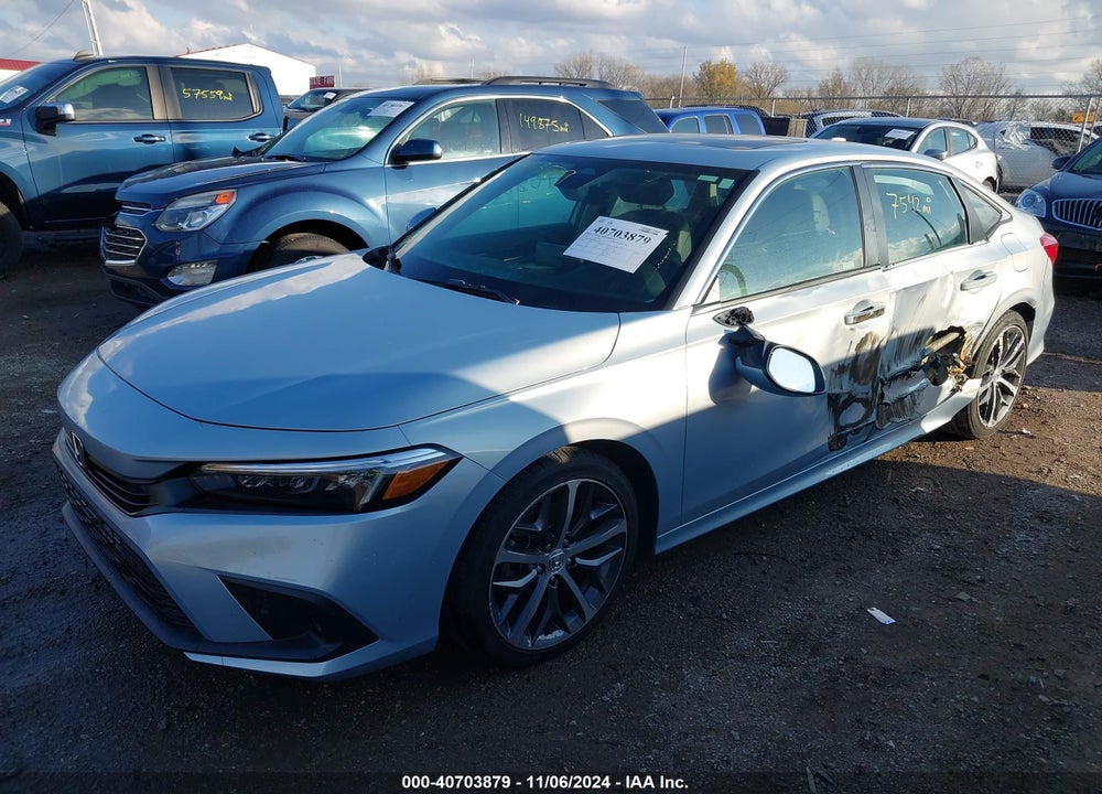 2022 HONDA CIVIC TOURING VIN: 2HGFE1F97NH313039