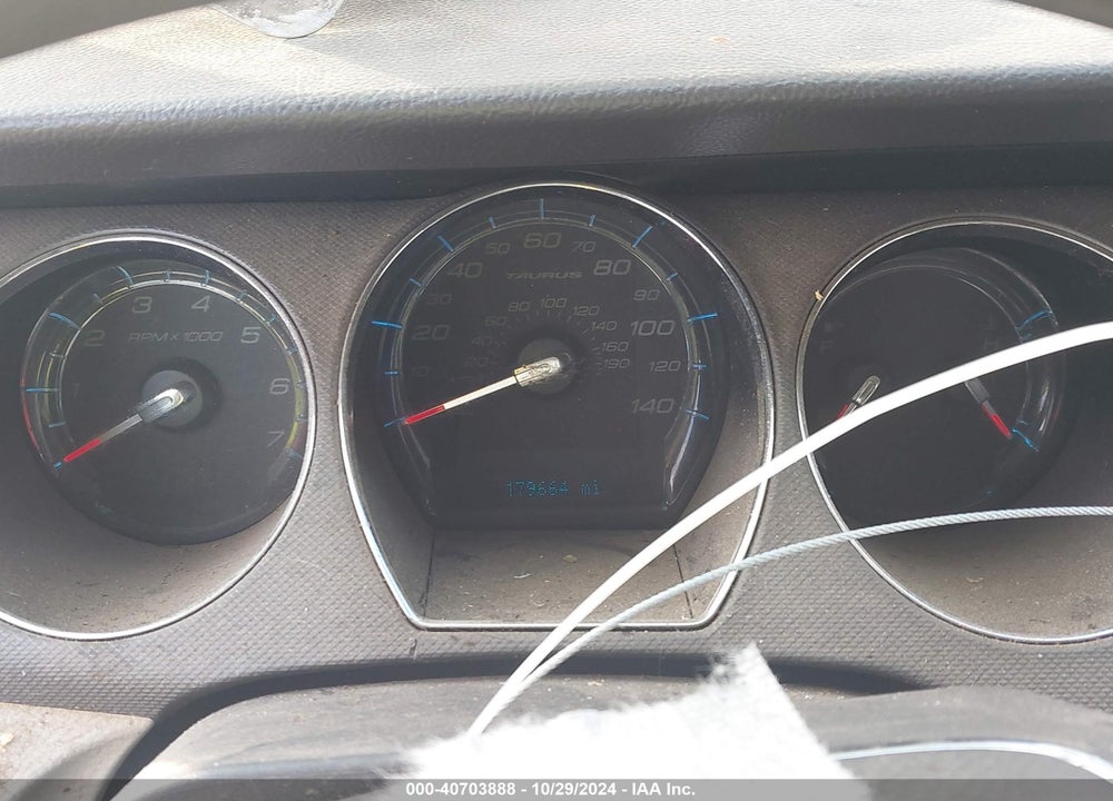 2011 FORD TAURUS SE VIN: 1FAHP2DW4BG105536