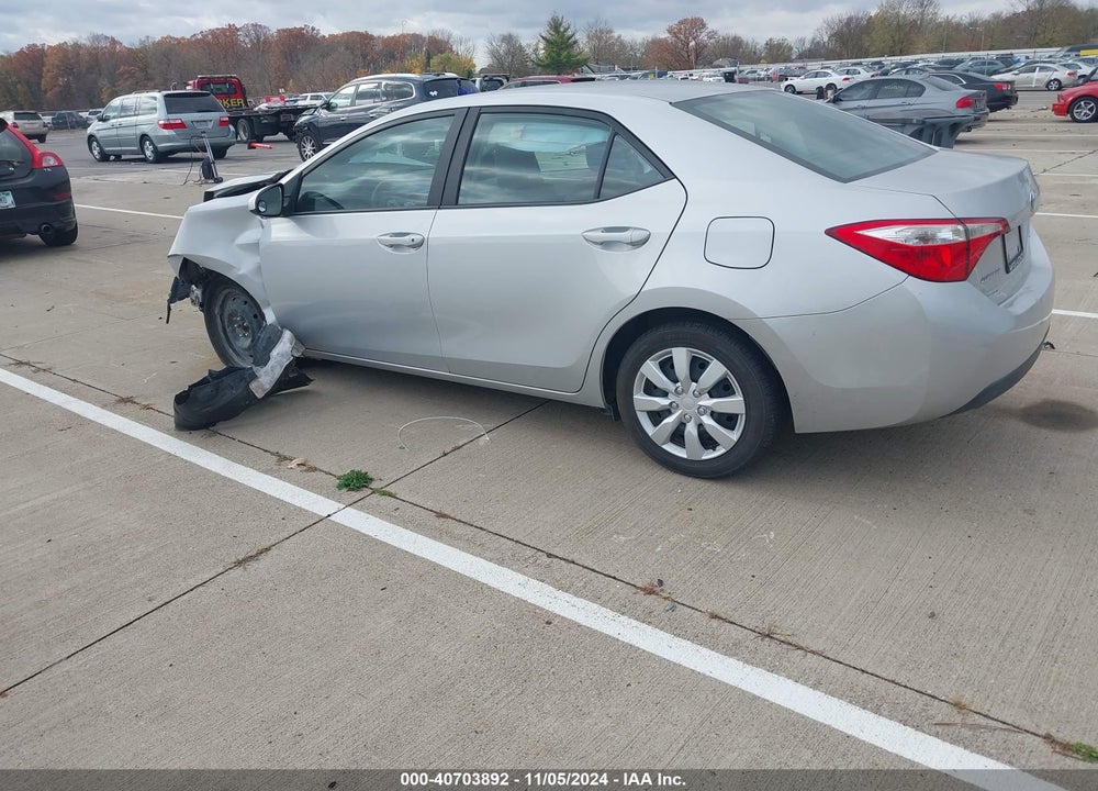 2016 TOYOTA COROLLA LE VIN: 2T1BURHE9GC704151
