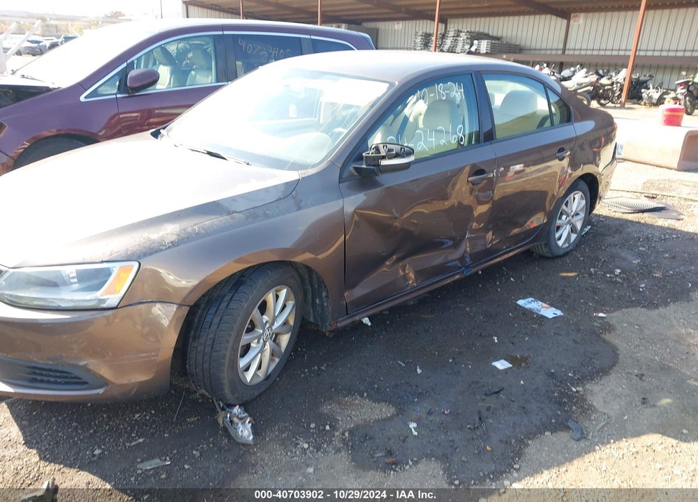 2011 VOLKSWAGEN JETTA 2.5L SE VIN: 3VWDZ7AJXBM319474