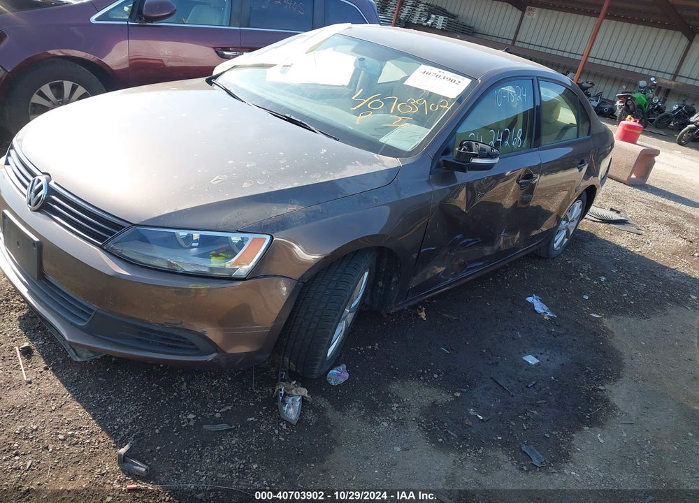 2011 VOLKSWAGEN JETTA 2.5L SE VIN: 3VWDZ7AJXBM319474