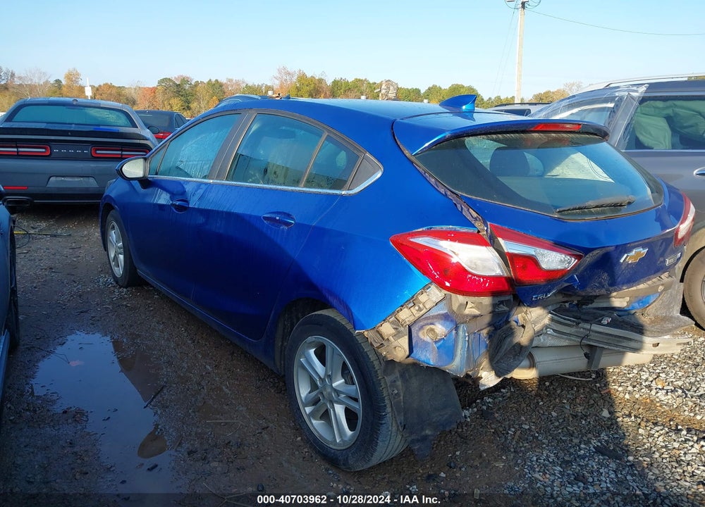 2017 CHEVROLET CRUZE LT AUTO VIN: 3G1BE6SM6HS590666