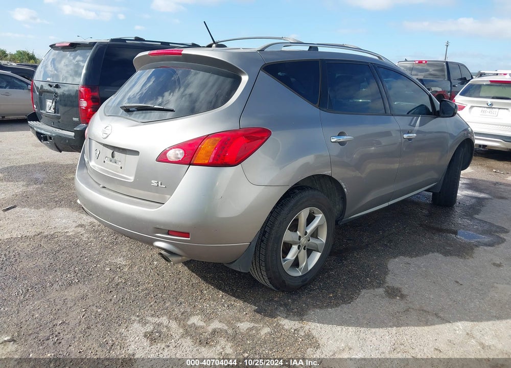 2010 NISSAN MURANO SL VIN: JN8AZ1MU1AW015431