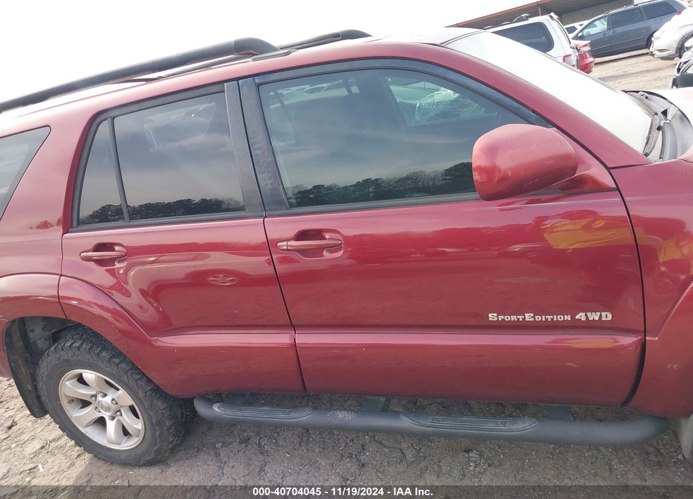 2006 TOYOTA 4RUNNER SR5 SPORT V6 VIN: JTEBU14R868070282