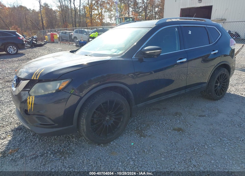 2015 NISSAN ROGUE SV VIN: 5N1AT2MV6FC809549