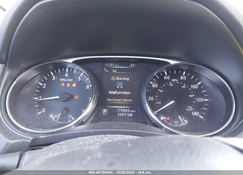 2015 NISSAN ROGUE SV VIN: 5N1AT2MV6FC809549