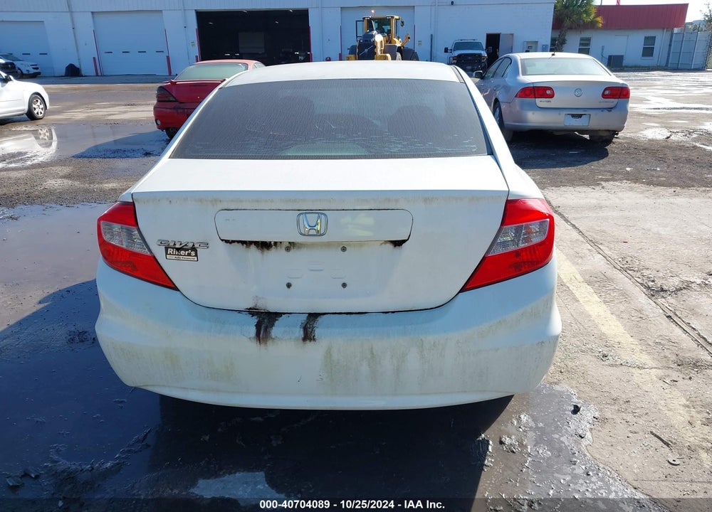 2012 HONDA CIVIC LX VIN: 19XFB2F56CE389936