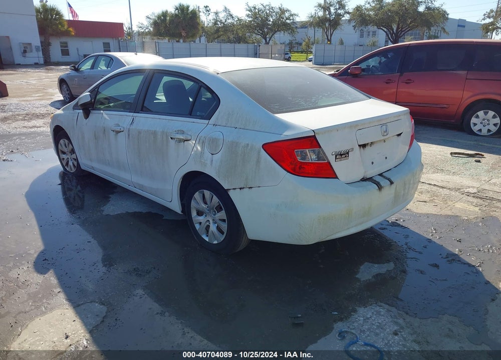 2012 HONDA CIVIC LX VIN: 19XFB2F56CE389936