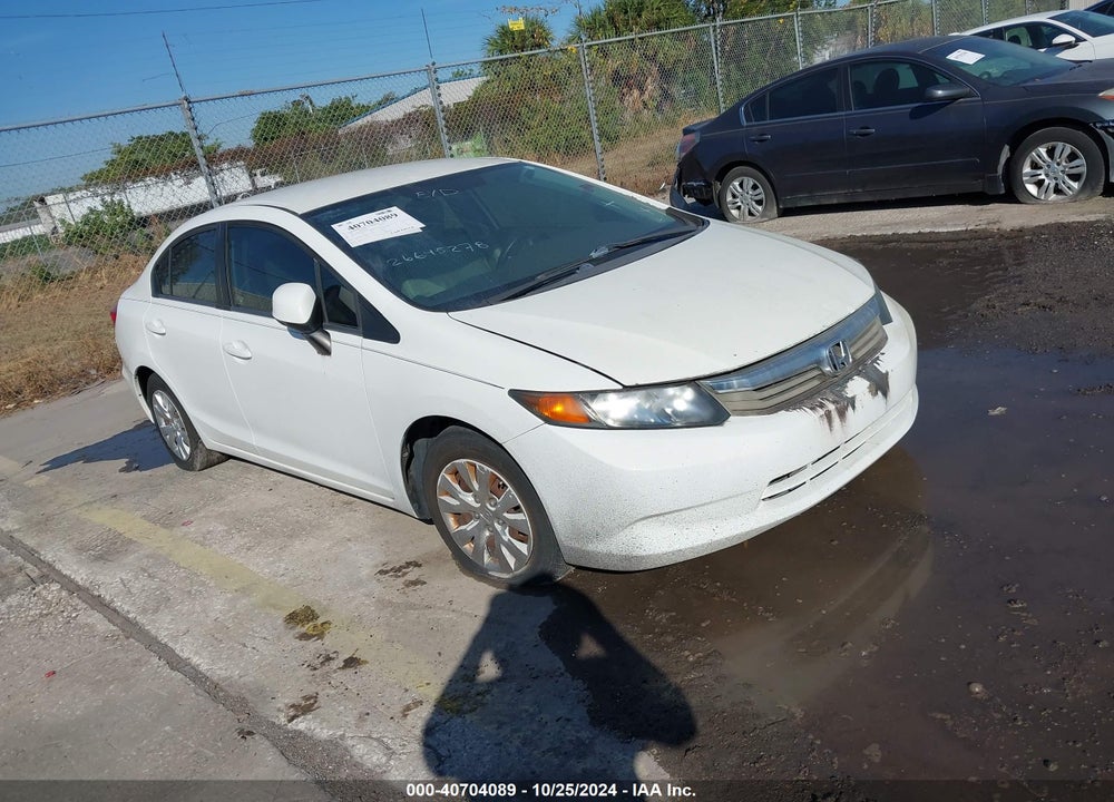 2012 HONDA CIVIC LX VIN: 19XFB2F56CE389936
