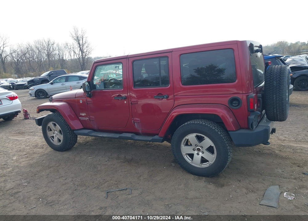 2011 JEEP WRANGLER UNLIMITED SAHARA VIN: 1J4BA5H14BL573835