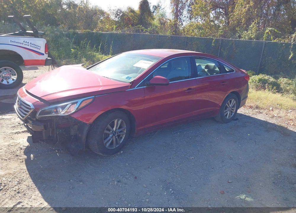 2015 HYUNDAI SONATA SE VIN: 5NPE24AF9FH191777