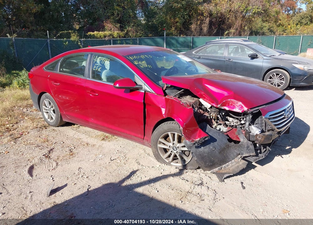 2015 HYUNDAI SONATA SE VIN: 5NPE24AF9FH191777
