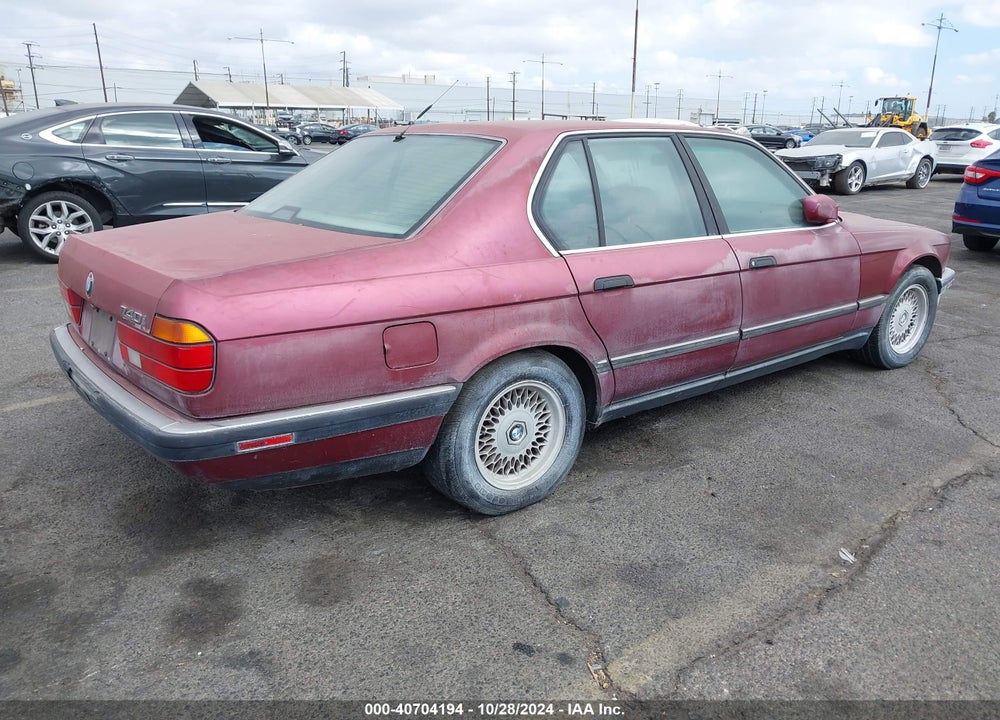 1993 BMW 740 I AUTOMATIC VIN: WBAGD4326PDE60709