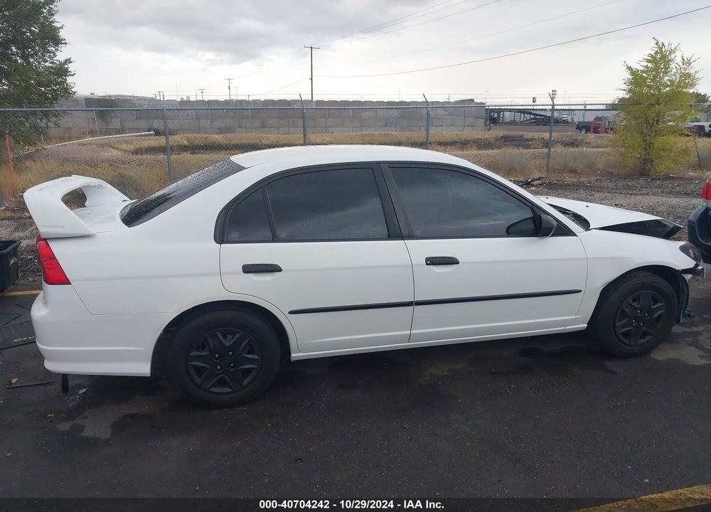 2004 HONDA CIVIC VP VIN: 2HGES16384H630231