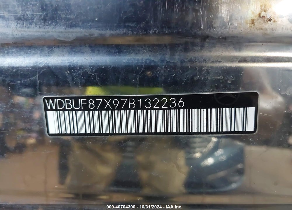 2007 MERCEDES-BENZ E 350 4MATIC VIN: WDBUF87X97B132236