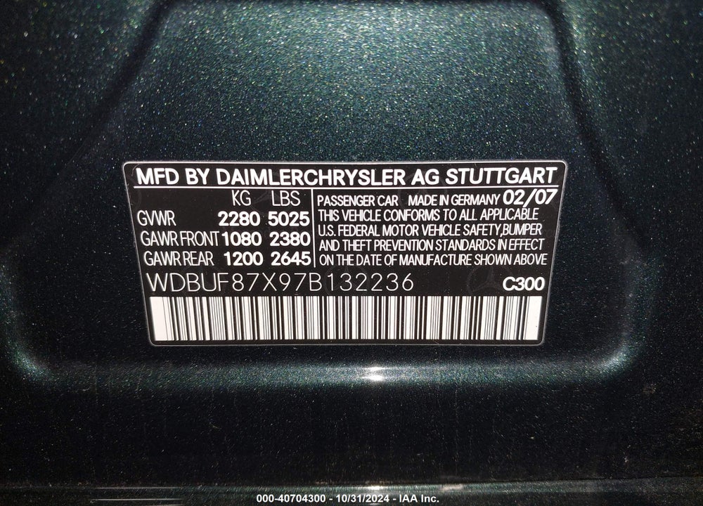 2007 MERCEDES-BENZ E 350 4MATIC VIN: WDBUF87X97B132236