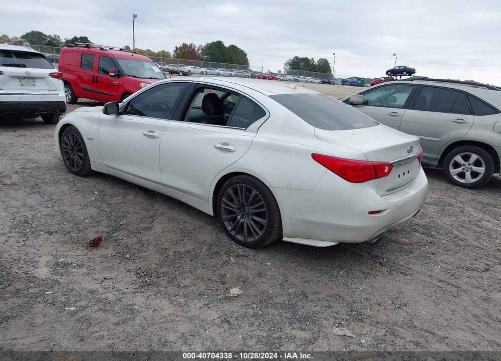 2016 INFINITI Q50 3.0T RED SPORT 400 VIN: JN1FV7AP8GM420482