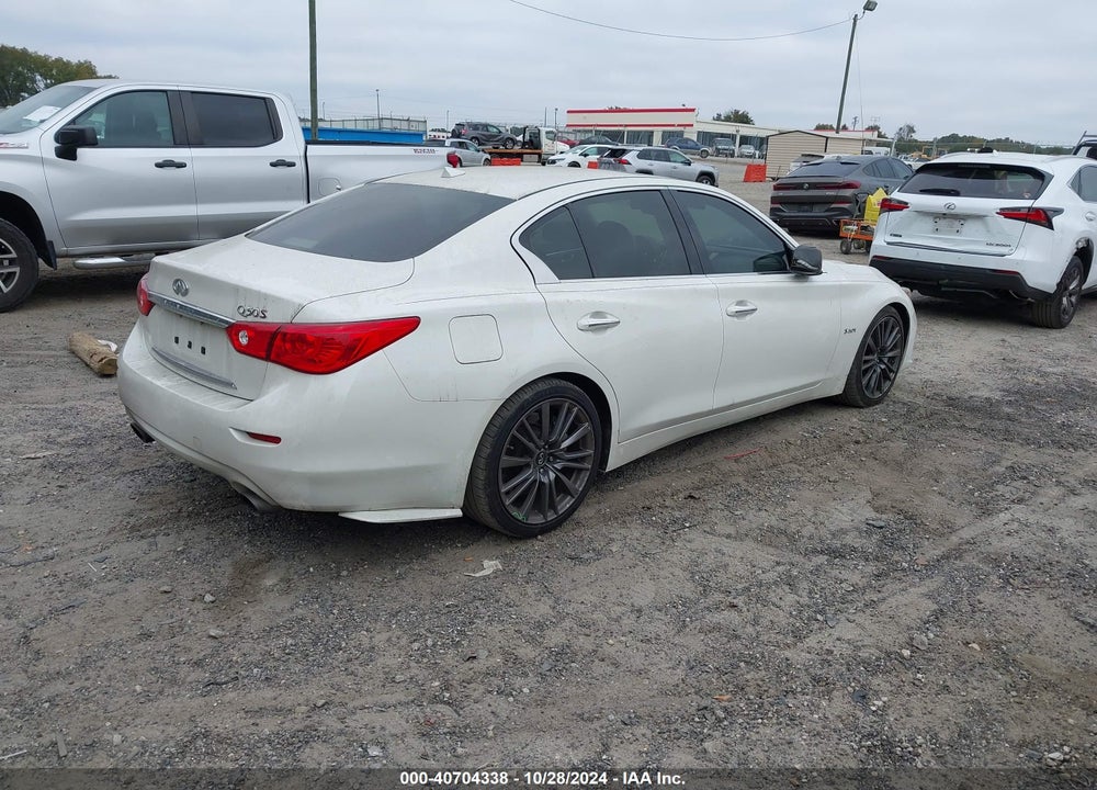 2016 INFINITI Q50 3.0T RED SPORT 400 VIN: JN1FV7AP8GM420482