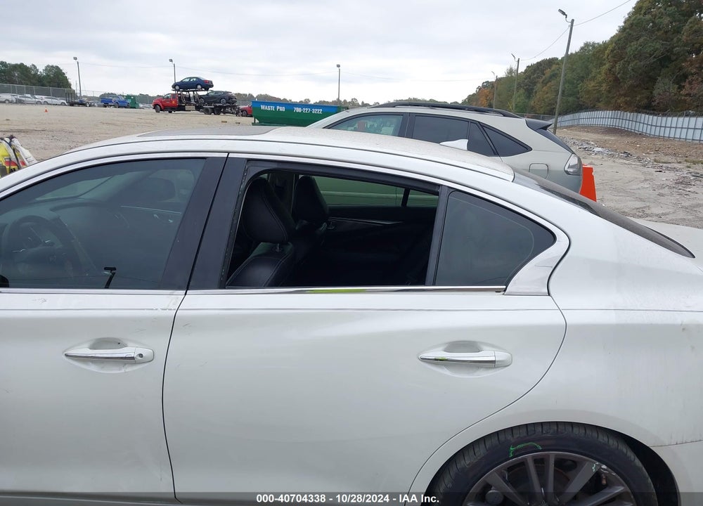 2016 INFINITI Q50 3.0T RED SPORT 400 VIN: JN1FV7AP8GM420482