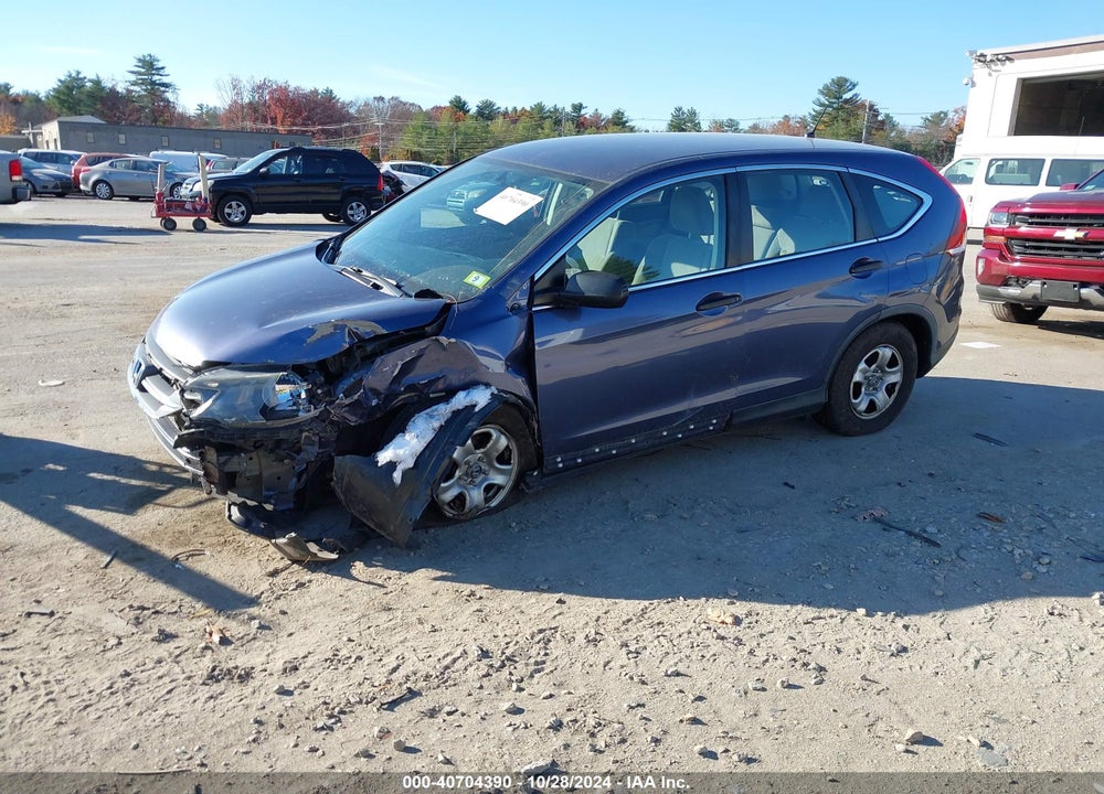 2013 HONDA CR-V LX VIN: 2HKRM4H33DH637183
