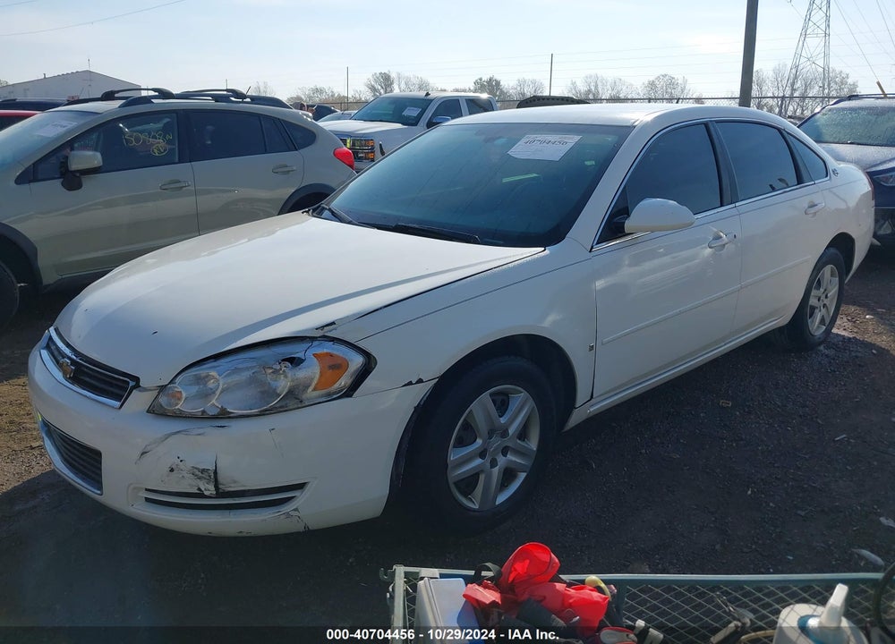 2007 CHEVROLET IMPALA LS VIN: 2G1WB58K779124296