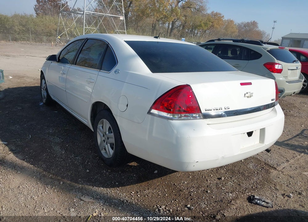 2007 CHEVROLET IMPALA LS VIN: 2G1WB58K779124296